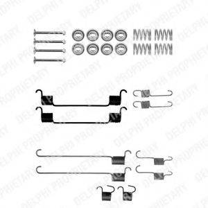 DELPHI LY1298 Комплектуючі, гальмівна колодка