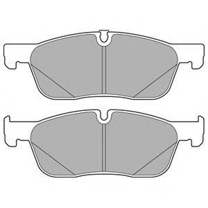 DELPHI LP3166 Комплект гальмівних колодок, дискове гальмо