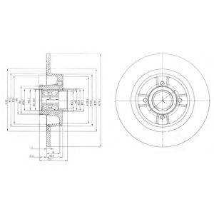 DELPHI BG9029RSC гальмівний диск