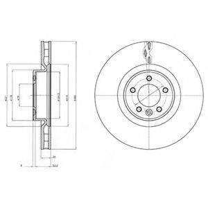 DELPHI BG9079C гальмівний диск