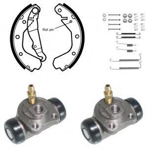 DELPHI KP742 Комплект гальмівних колодок