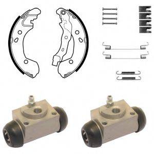 DELPHI KP1086 Комплект гальмівних колодок