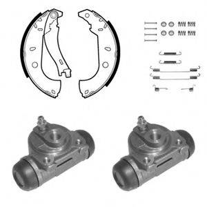 DELPHI 1046 Комплект гальмівних колодок
