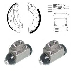 DELPHI 949 Комплект гальмівних колодок