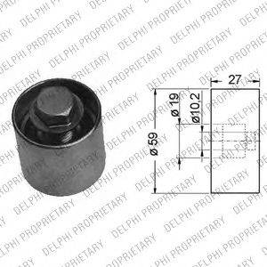 DELPHI KDB363 Комплект ременя ГРМ