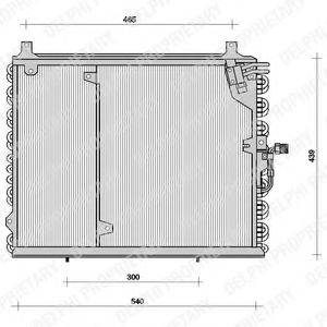 DELPHI TSP0225038 Конденсатор, кондиціонер