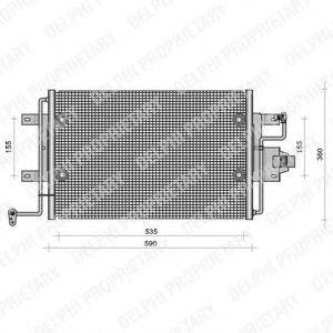 DELPHI TSP0225113 Конденсатор, кондиціонер