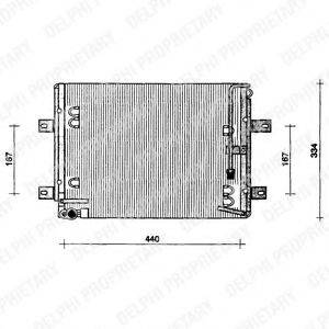 DELPHI TSP0225215 Конденсатор, кондиціонер