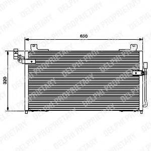 DELPHI TSP0225427 Конденсатор, кондиціонер