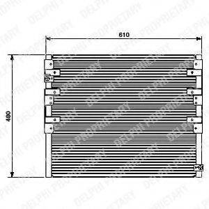 DELPHI TSP0225449 Конденсатор, кондиціонер