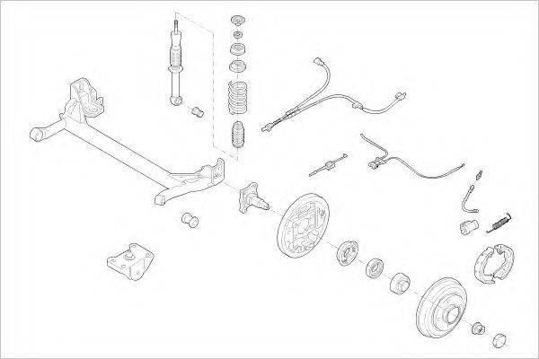 DELPHI FORD17177R Підвіска колеса