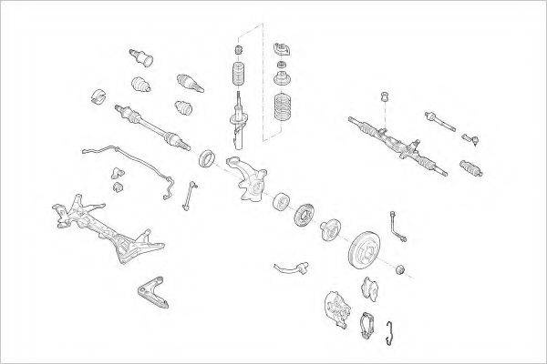 DELPHI FORD03899F Підвіска колеса