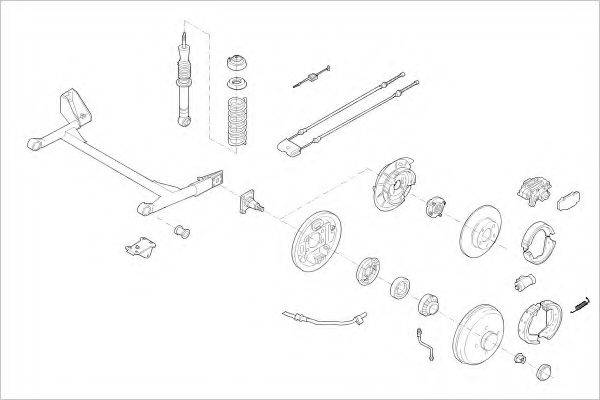 DELPHI FORD05174R Підвіска колеса