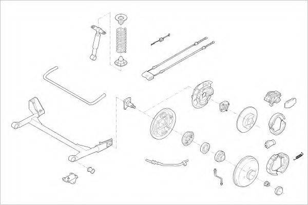 DELPHI FORD05177R Підвіска колеса