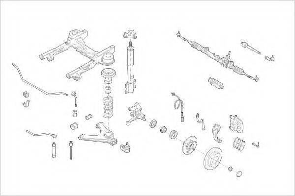 DELPHI FORD08793F Підвіска колеса