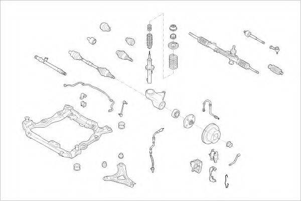 DELPHI FORD05821F Підвіска колеса