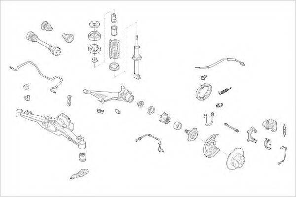 DELPHI BMW04631R Підвіска колеса