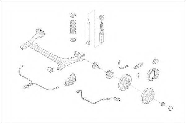 DELPHI SKOD16058R Підвіска колеса