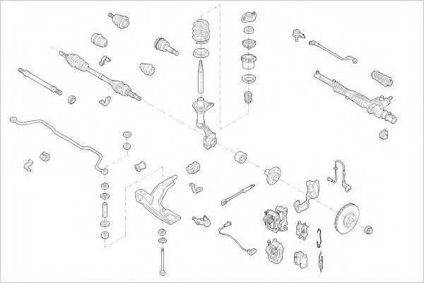 DELPHI OPEL00646F Підвіска колеса