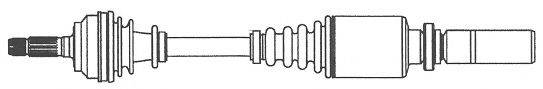FARCOM 123069 Приводний вал