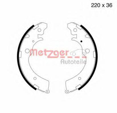 METZGER MG565 Комплект гальмівних колодок