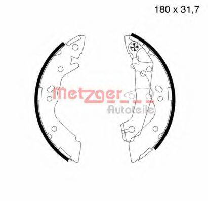 METZGER MG575 Комплект гальмівних колодок