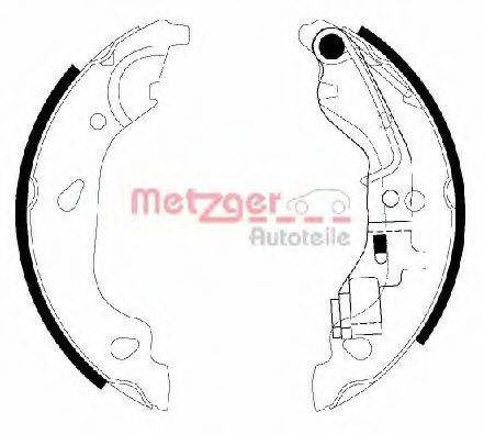 METZGER MG738 Комплект гальмівних колодок