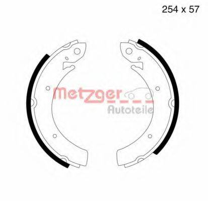 METZGER MG809 Комплект гальмівних колодок