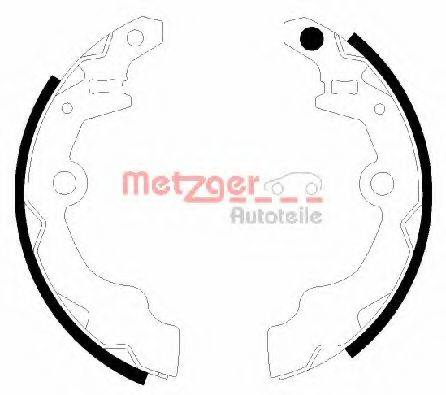 METZGER MG943 Комплект гальмівних колодок