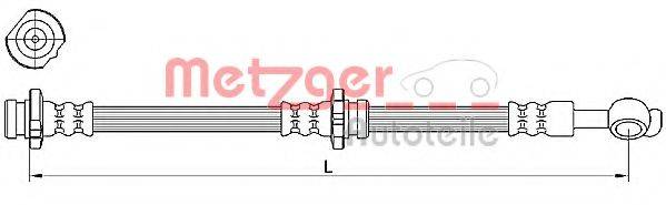 METZGER 4110471 Гальмівний шланг