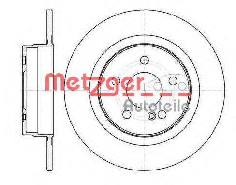 METZGER 6107000 гальмівний диск