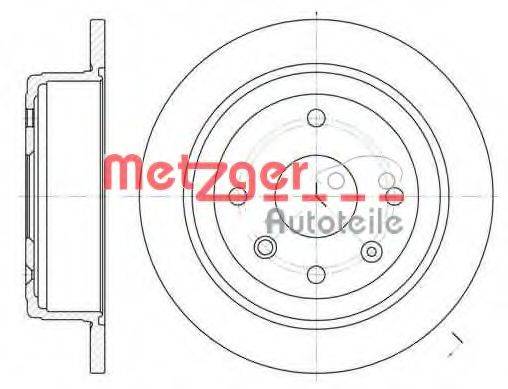 METZGER 687600 гальмівний диск