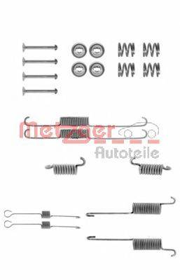 METZGER 1050615 Комплектуючі, гальмівна колодка