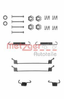 METZGER 1050651 Комплектуючі, гальмівна колодка