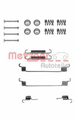 METZGER 1050672 Комплектуючі, гальмівна колодка