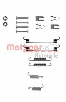 METZGER 1050783 Комплектуючі, гальмівна колодка