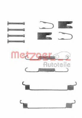 METZGER 1050789 Комплектуючі, гальмівна колодка