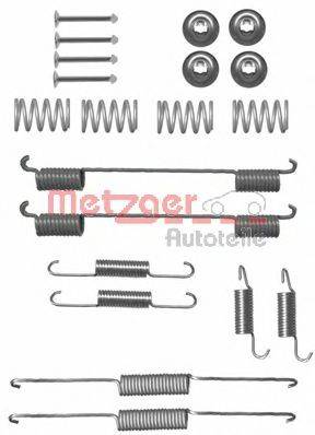 METZGER 1050861 Комплектуючі, гальмівна колодка