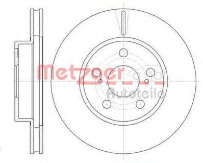 METZGER 6125010 гальмівний диск