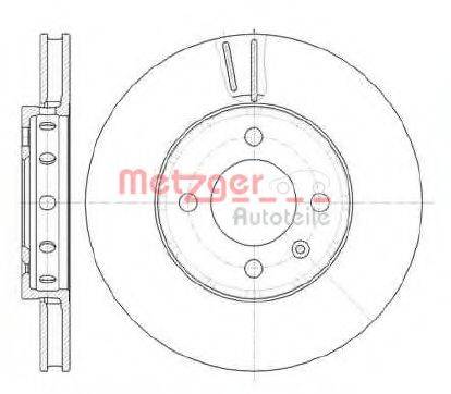 METZGER 6110682 гальмівний диск