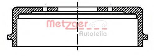 METZGER BT735 Гальмівний барабан