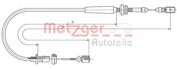 METZGER 101013 Тросик газу