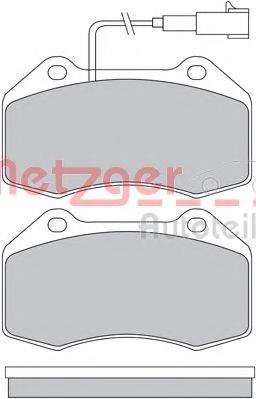 METZGER 1170559 Комплект гальмівних колодок, дискове гальмо
