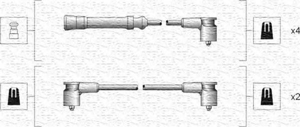 MAGNETI MARELLI 941318111057 Комплект дротів запалювання