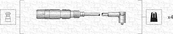 MAGNETI MARELLI 941318111164 Комплект дротів запалювання