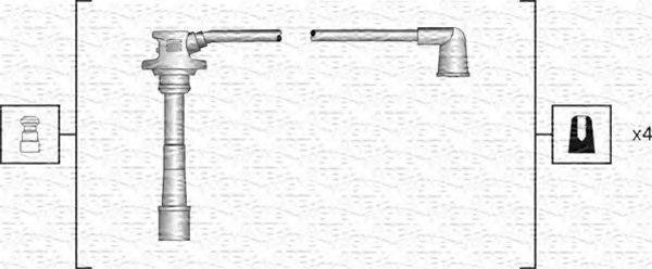 MAGNETI MARELLI 941318111177 Комплект дротів запалювання