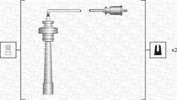 MAGNETI MARELLI 941318111192 Комплект дротів запалювання