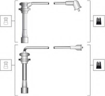 MAGNETI MARELLI 941318111278 Комплект дротів запалювання