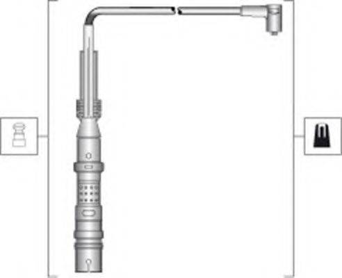 MAGNETI MARELLI 941318111298 Комплект дротів запалювання