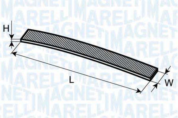 MAGNETI MARELLI 350203061460 Фільтр, повітря у внутрішньому просторі